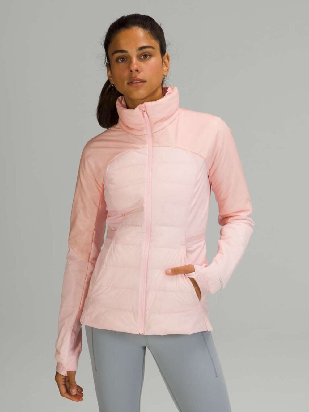 Lululemon Down for It All Jacket Pink Mist Size 6